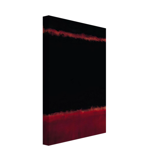 Black in Deep Red - 1957 Canvas | Mark Rothko Canvas | Rothko Prints