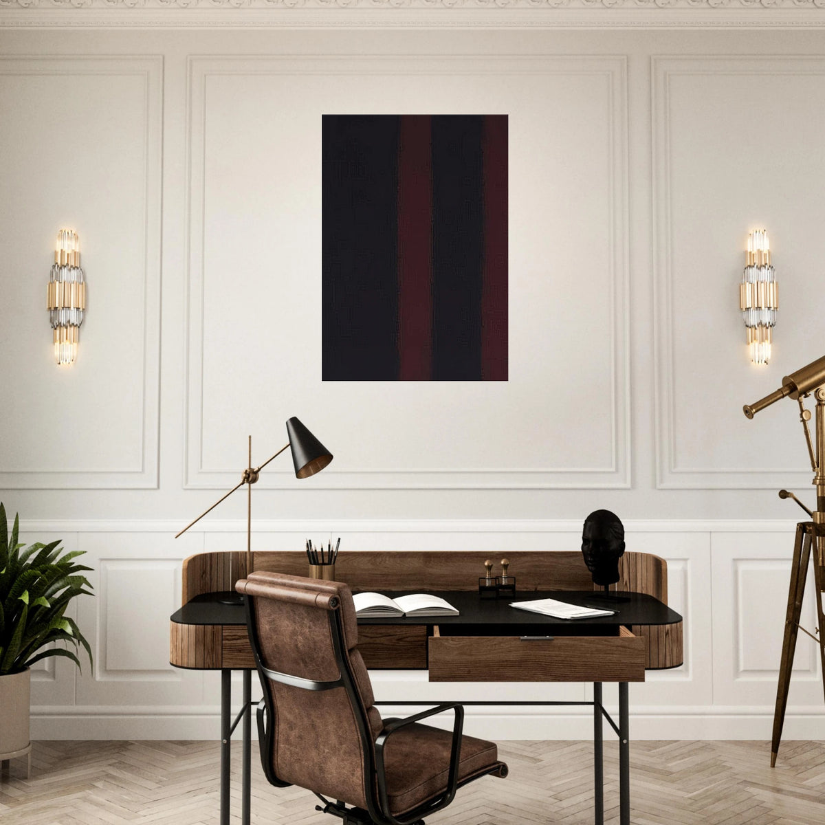 Black on Maroon - 1959 Canvas | Mark Rothko Canvas | Rothko Prints