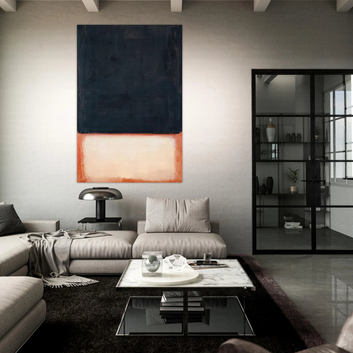 No. 7 Dark Over Light - 1954 Poster | Mark Rothko Poster | Rothko Prints