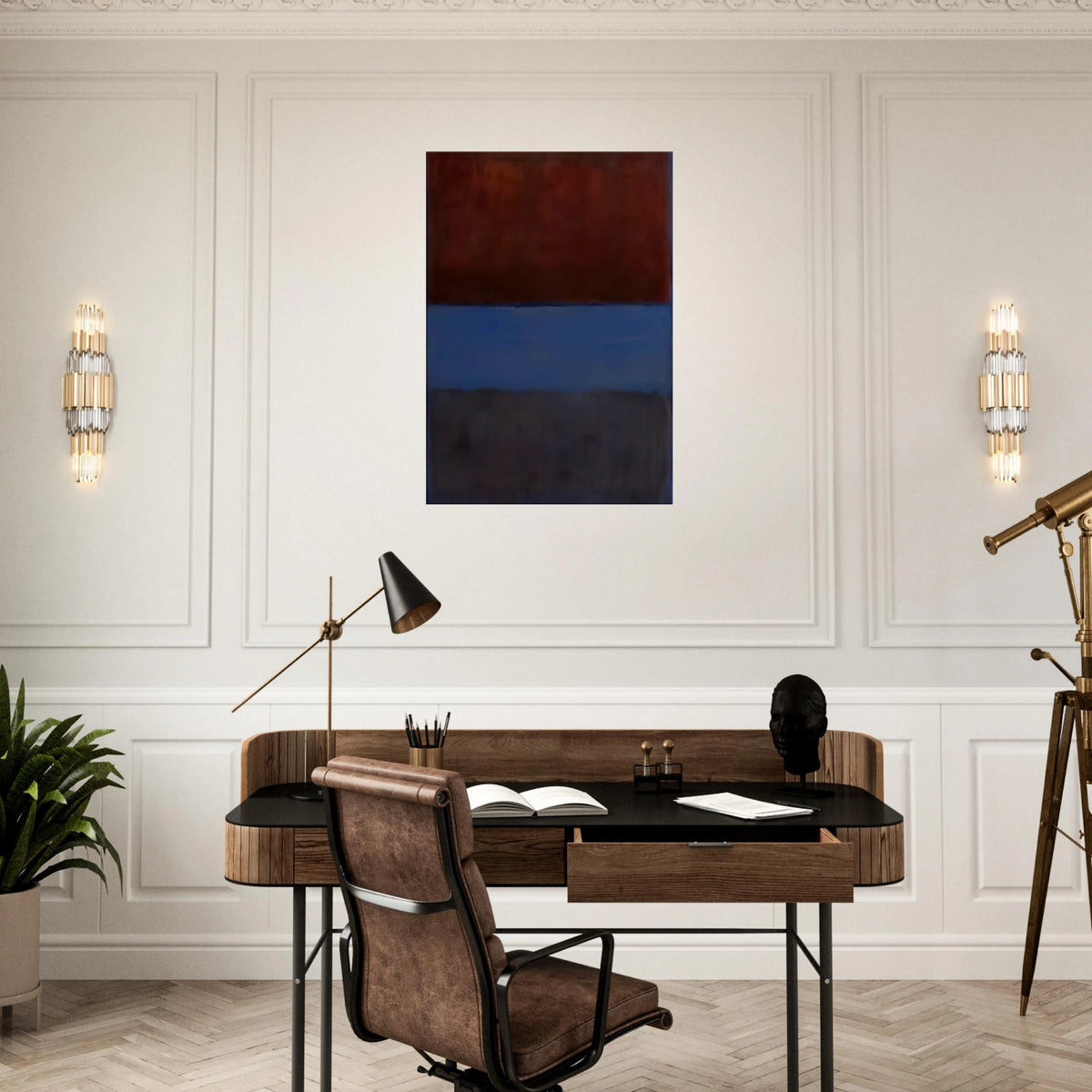 No.61 Rust and Blue - 1953 Canvas | Mark Rothko Canvas | Rothko Prints
