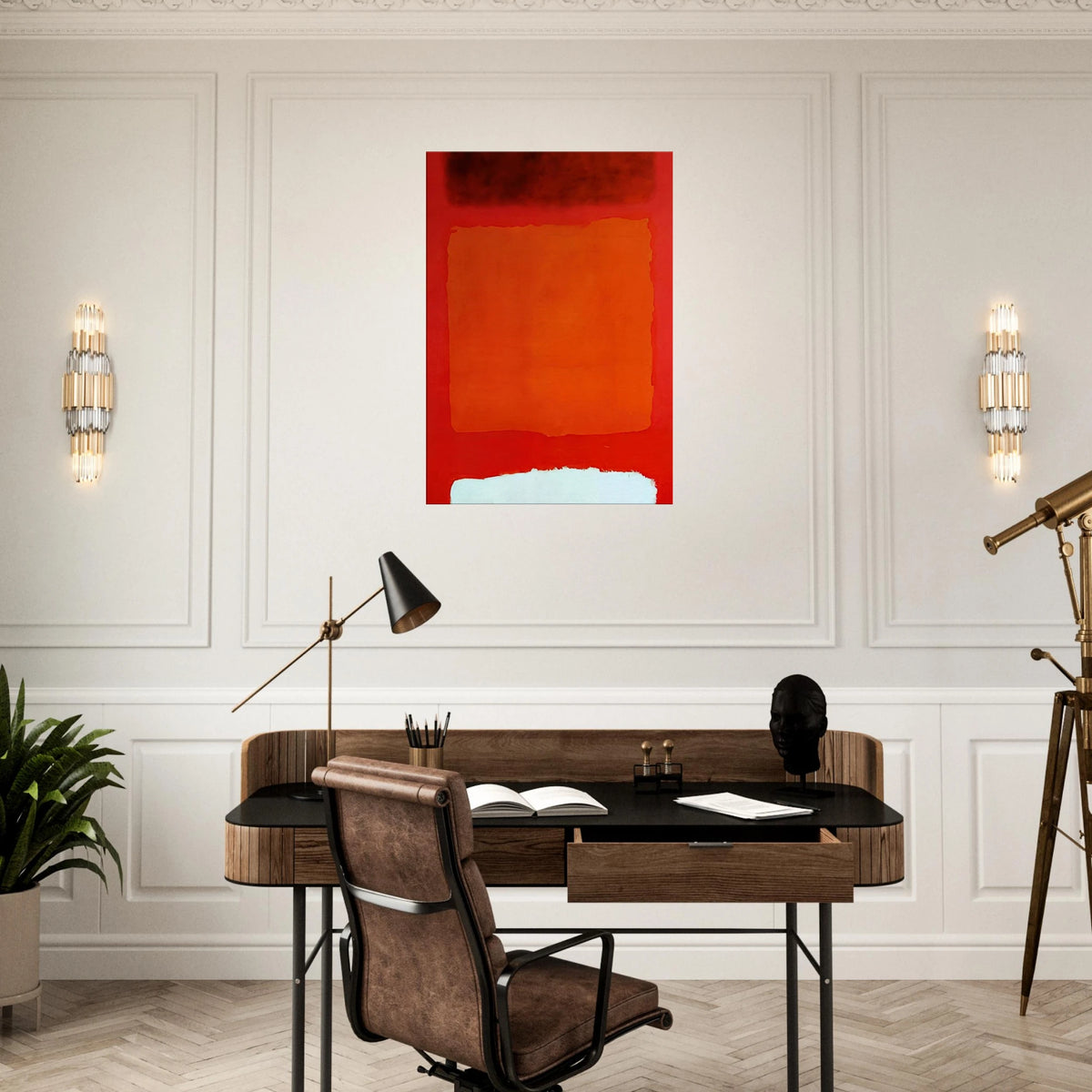 Red, White, and Brown - 1957 Canvas | Mark Rothko Canvas | Rothko Prints