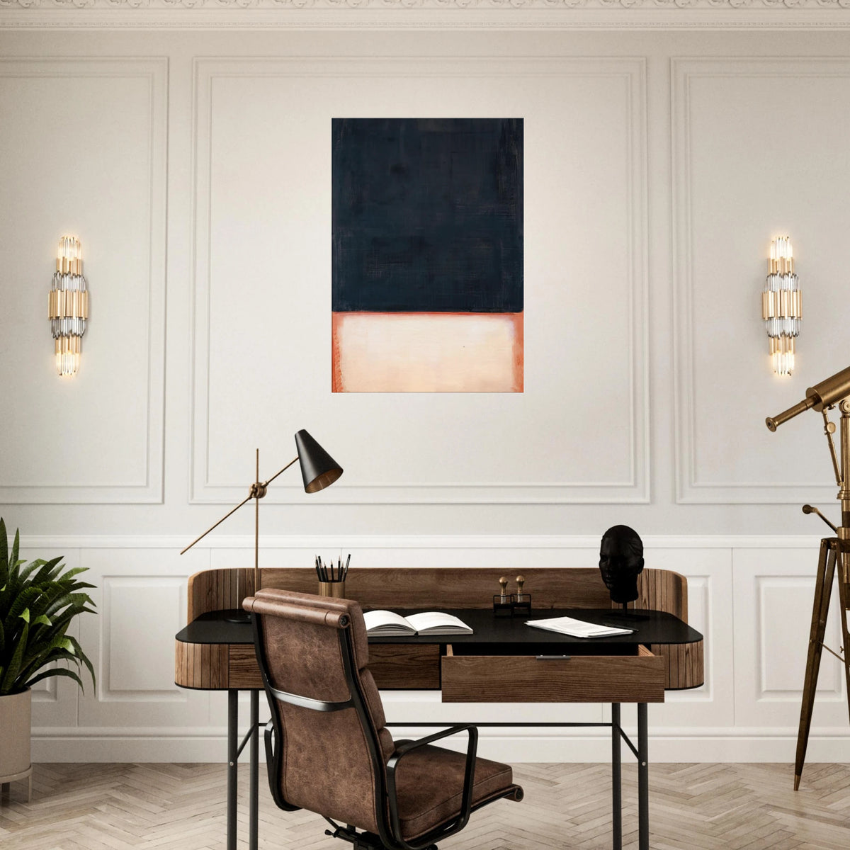No. 7 Dark Over Light - 1954 Canvas | Mark Rothko Canvas | Rothko Prints