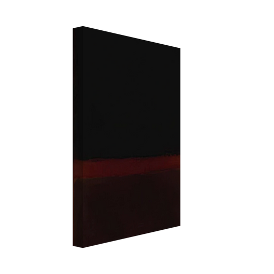 Black on Dark Sienna on Purple - 1960 Canvas | Mark Rothko Canvas | Rothko Prints