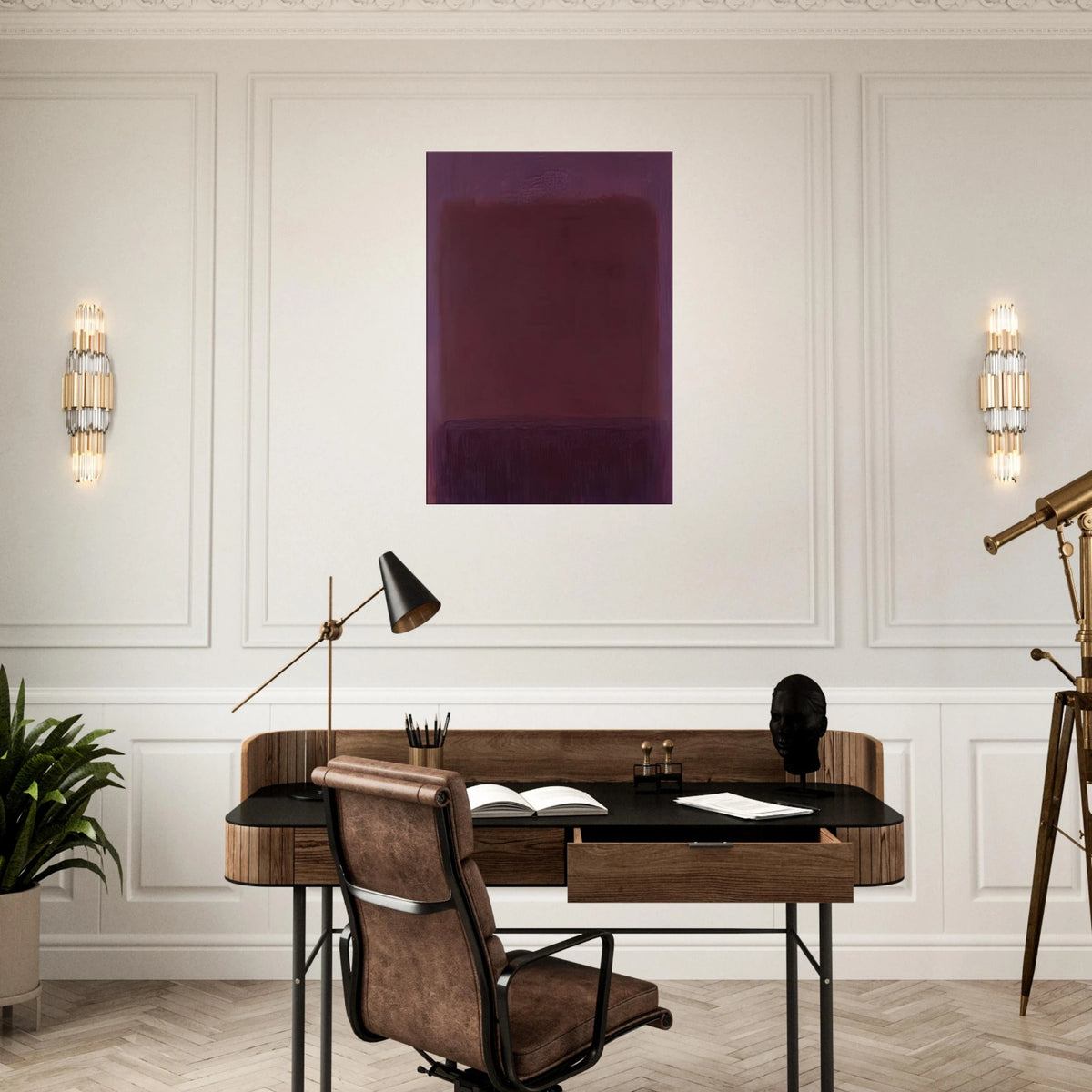 Purple Brown - 1957 Canvas | Mark Rothko Canvas | Rothko Prints