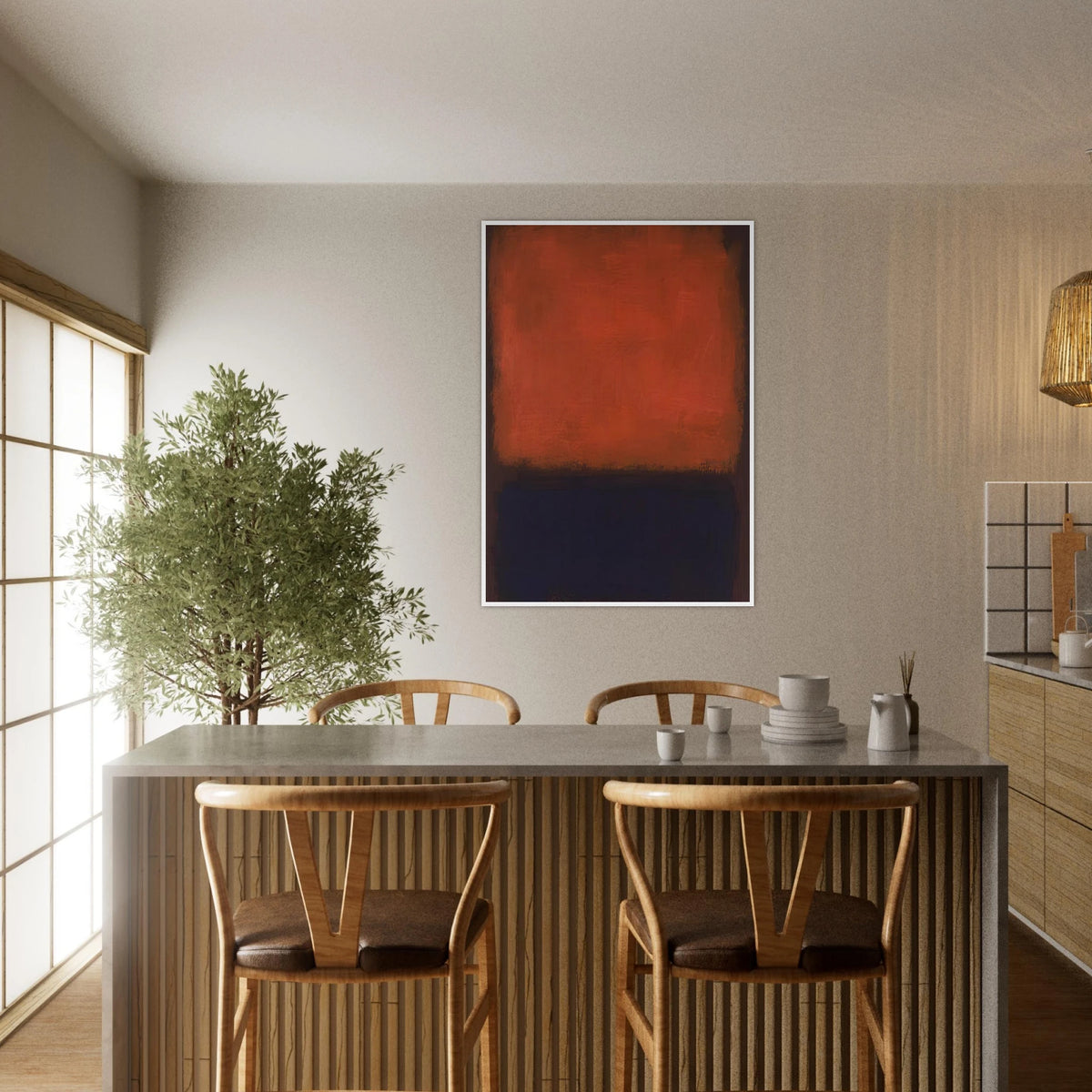 No. 14 - 1960 Framed Poster | Mark Rothko Framed Prints Wall Art | Rothko Prints