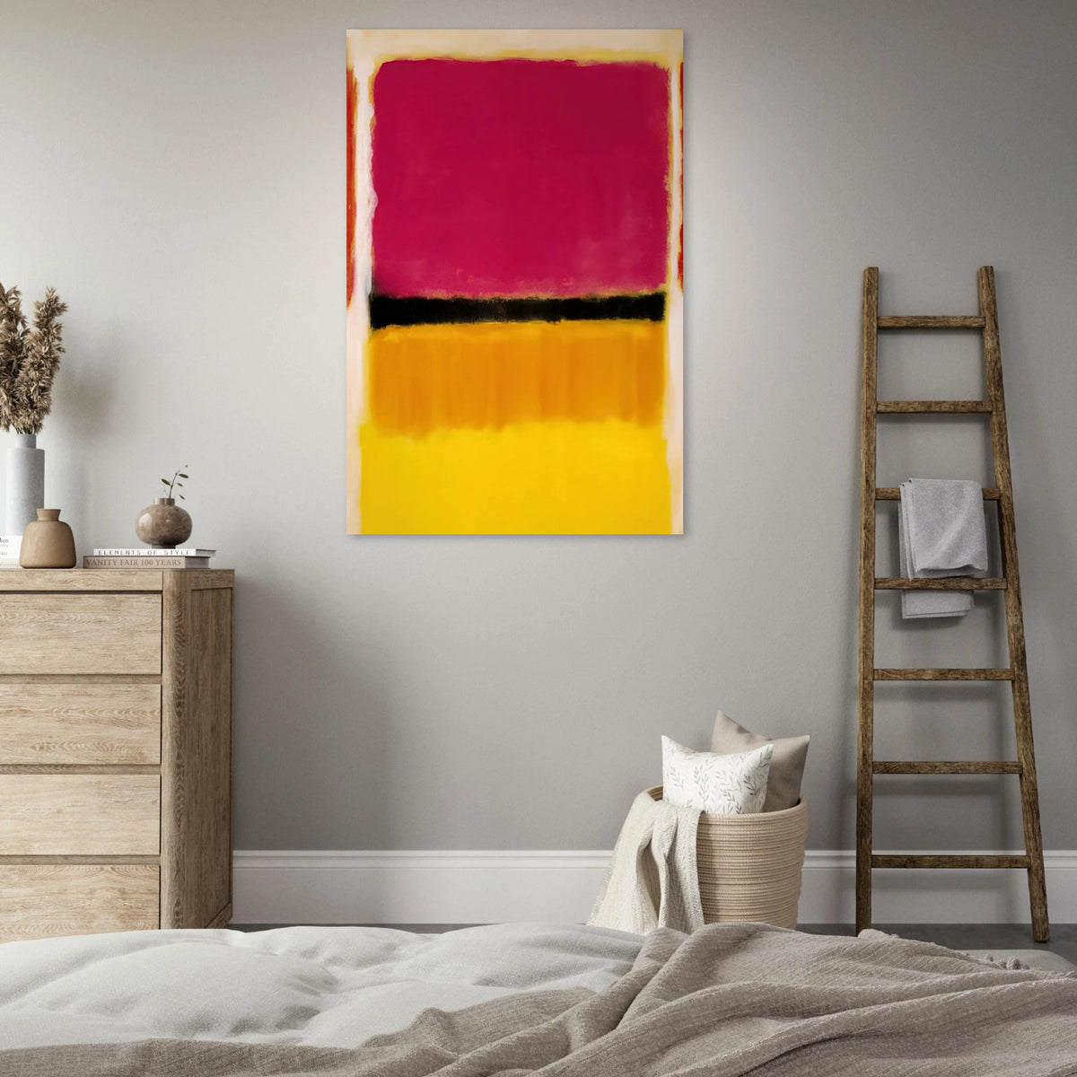 Violet, Black, Orange, Yellow on White and Red - 1949 Poster | Mark Rothko Poster | Rothko Prints