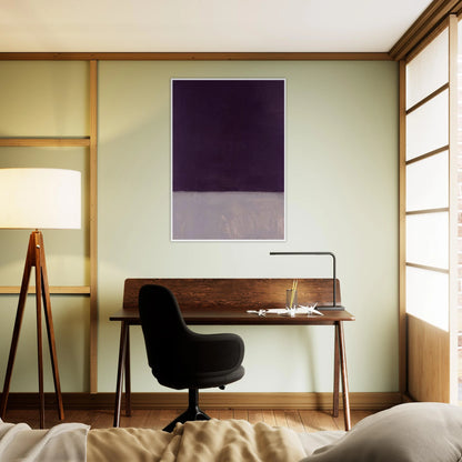Untitled Black and Gray - 1970 Framed Poster | Mark Rothko Framed Prints Wall Art | Rothko Prints