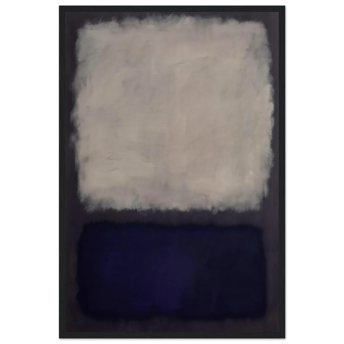 Blue and gray - 1962 Framed Poster | Mark Rothko Framed Prints Wall Art | Rothko Prints