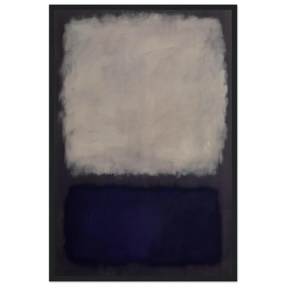 Blue and gray - 1962 Framed Poster | Mark Rothko Framed Prints Wall Art | Rothko Prints