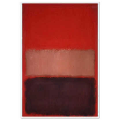 No. 46 Black, Ochre, Red Over Red - 1957 Framed Poster | Mark Rothko Framed Prints Wall Art | Rothko Prints