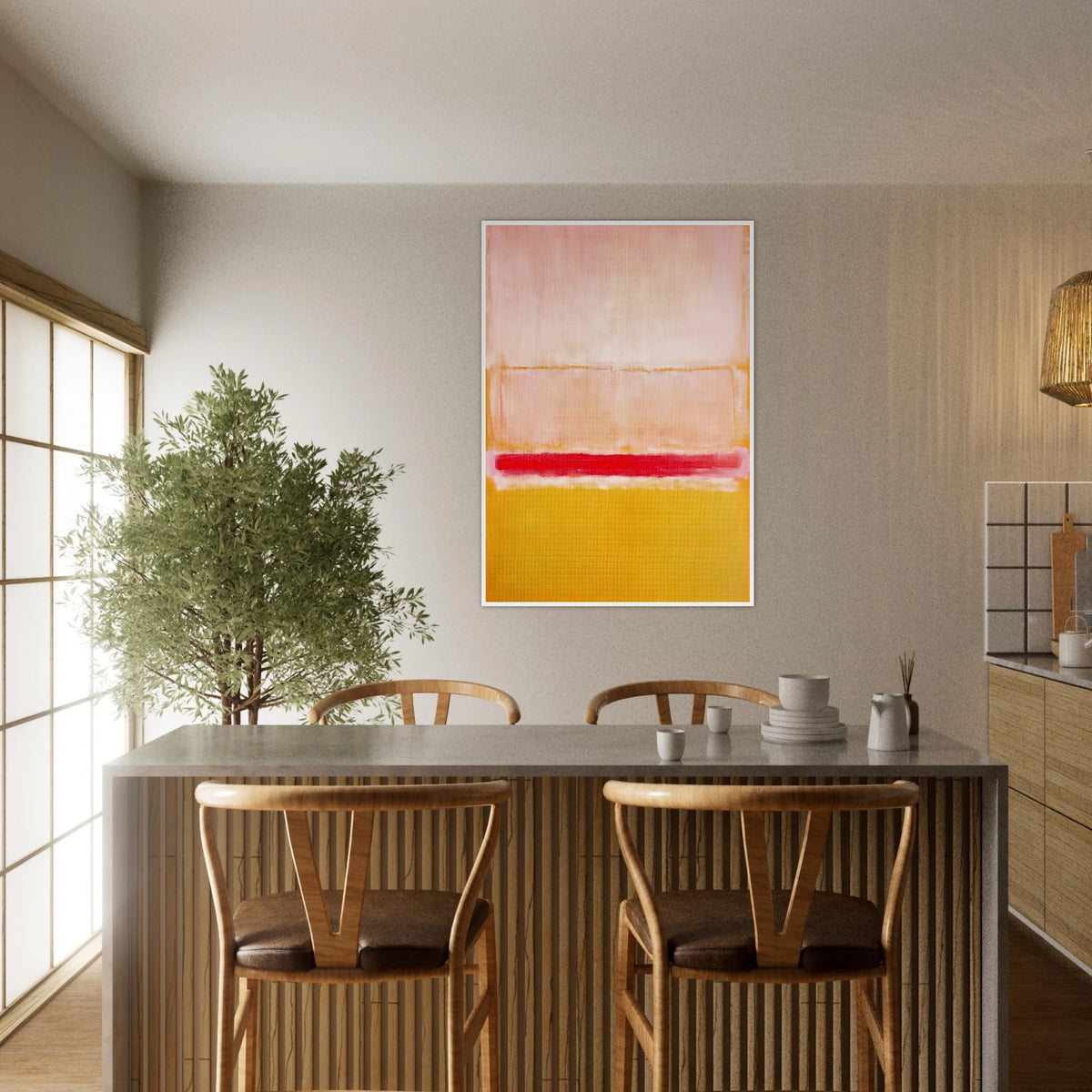 No.2 - 1950 Framed Poster | Mark Rothko Framed Prints Wall Art | Rothko Prints