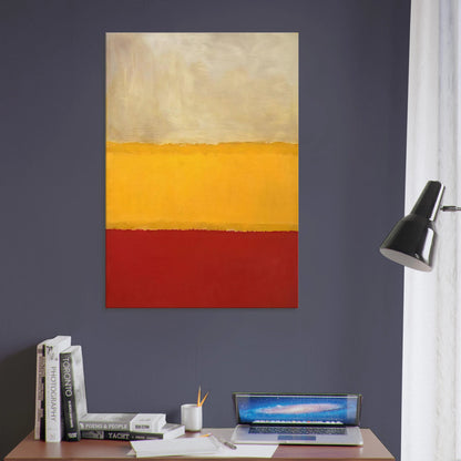 No. 13 White, Red on Yellow Canvas | Mark Rothko Canvas | Rothko Prints