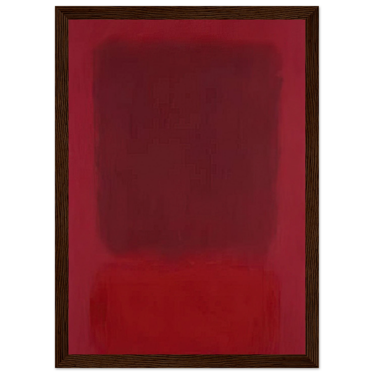 Red and Brown - 1957 Framed Poster | Mark Rothko Framed Prints Wall Art | Rothko Prints