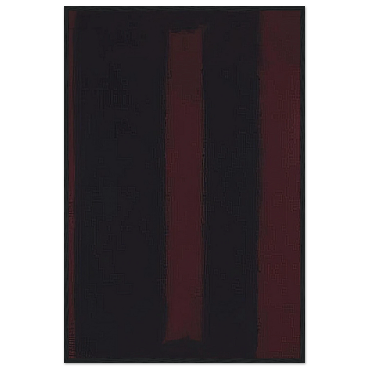 Black on Maroon - 1959 Framed Poster | Mark Rothko Framed Prints Wall Art | Rothko Prints