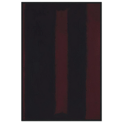 Black on Maroon - 1959 Framed Poster | Mark Rothko Framed Prints Wall Art | Rothko Prints