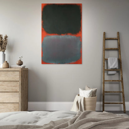 Untitled Gray, Gray on Red - 1968 Poster | Mark Rothko Poster | Rothko Prints