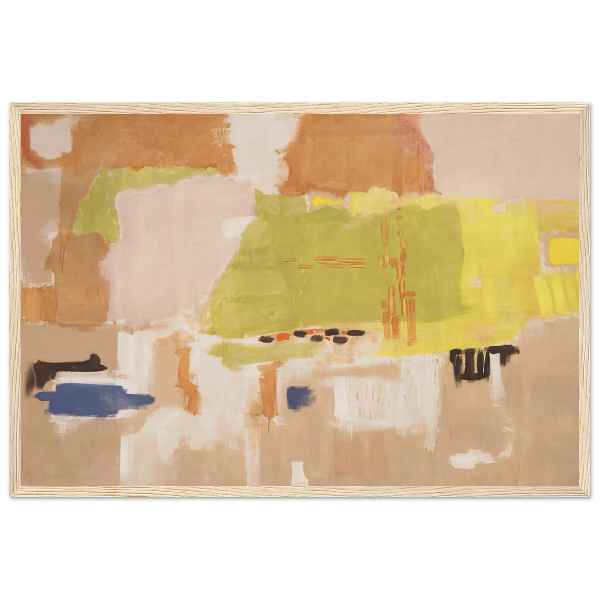 No.1 Untitled - 1948 Framed Poster | Mark Rothko Framed Prints Wall Art | Rothko Prints