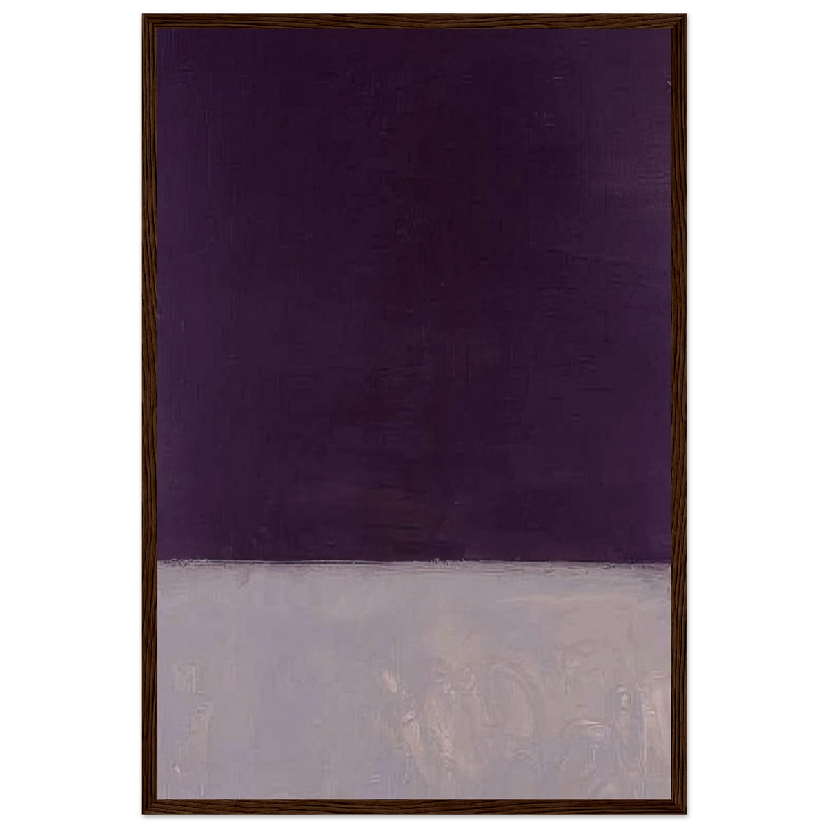 Untitled Black and Gray - 1970 Framed Poster | Mark Rothko Framed Prints Wall Art | Rothko Prints