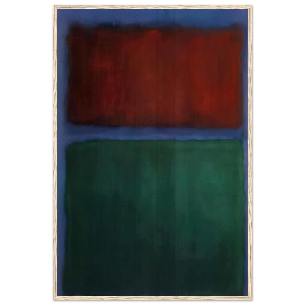 Earth and Green - 1955 Framed Poster | Mark Rothko Framed Prints Wall Art | Rothko Prints
