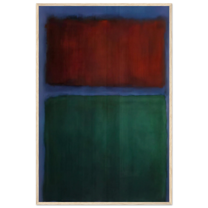 Earth and Green - 1955 Framed Poster | Mark Rothko Framed Prints Wall Art | Rothko Prints