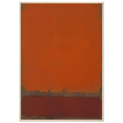 Ochre and Red on Red - 1962 Framed Poster | Mark Rothko Framed Prints Wall Art | Rothko Prints