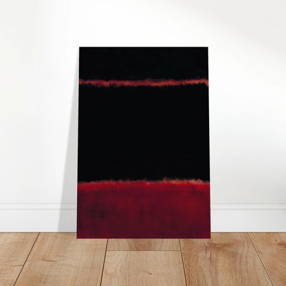 Black in Deep Red - 1957 Canvas | Mark Rothko Canvas | Rothko Prints