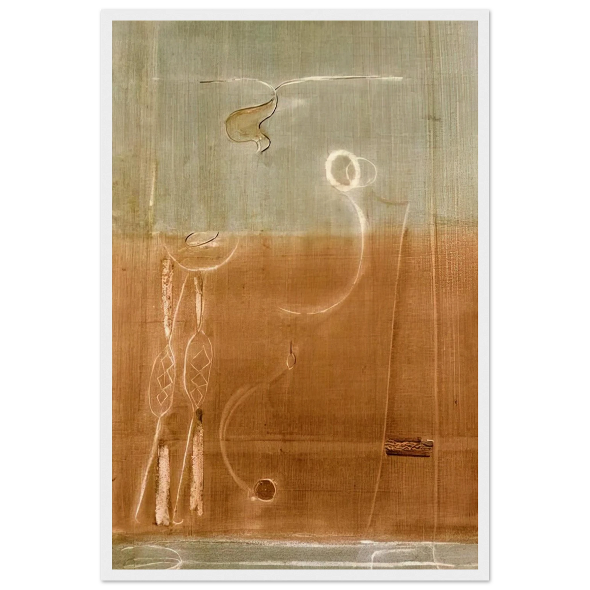 Aubade - 1944 Framed Poster | Mark Rothko Framed Prints Wall Art | Rothko Prints