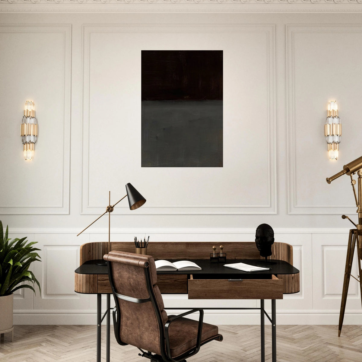 Untitled brown and gray - 1969 Canvas | Mark Rothko Canvas | Rothko Prints