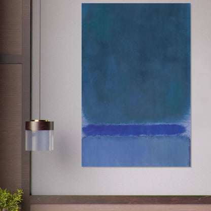 Untitled Green on Blue - 1968 Poster | Mark Rothko Poster | Rothko Prints