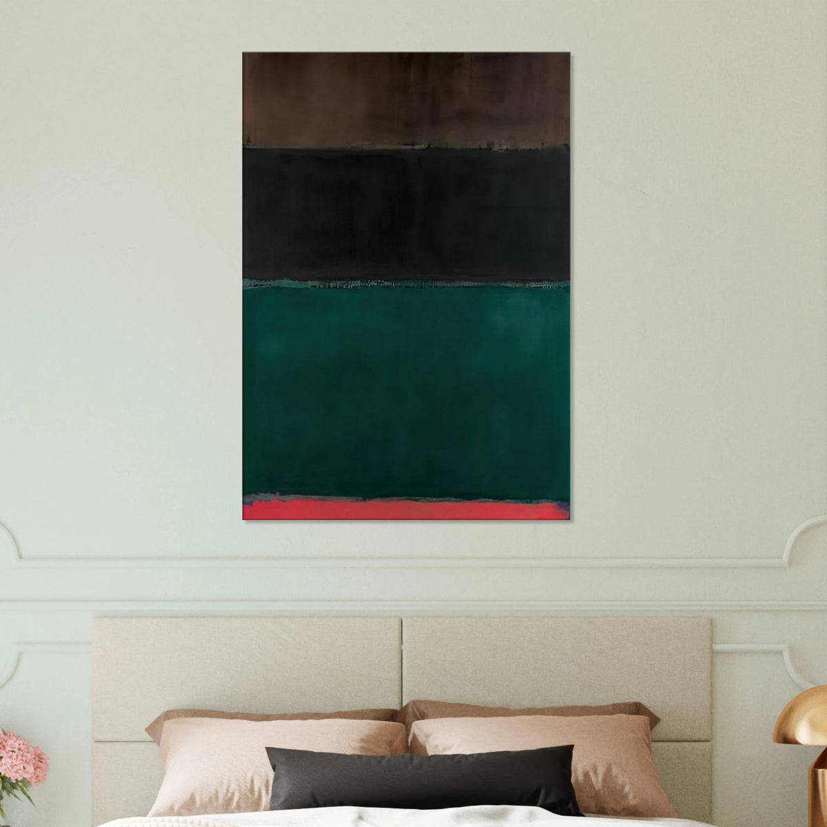 Untitled Red-Brown, Black, Green, Red - 1962 Canvas | Mark Rothko Canvas | Rothko Prints