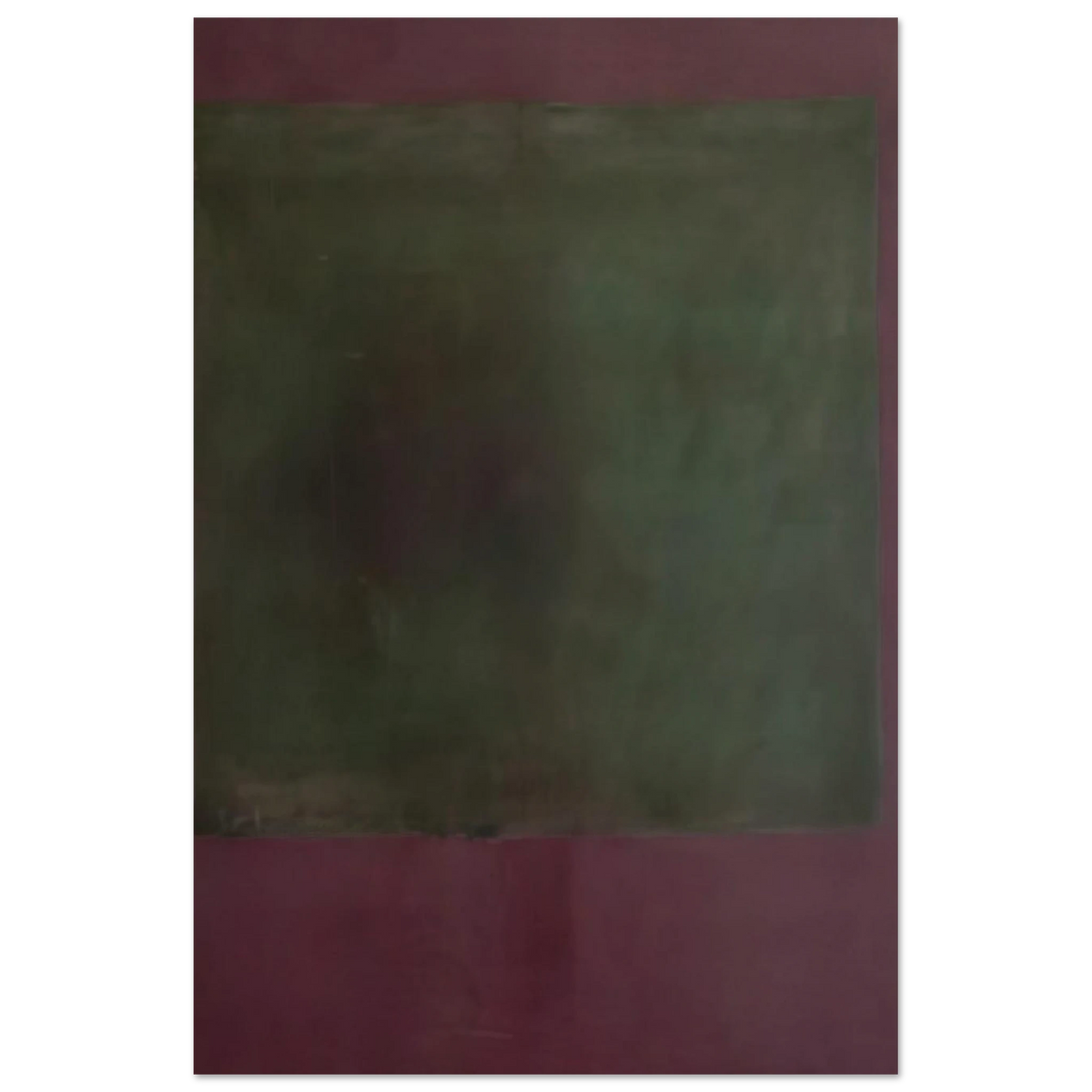 Untitled Green on Maroon - 1961 Poster | Mark Rothko Poster | Rothko Prints