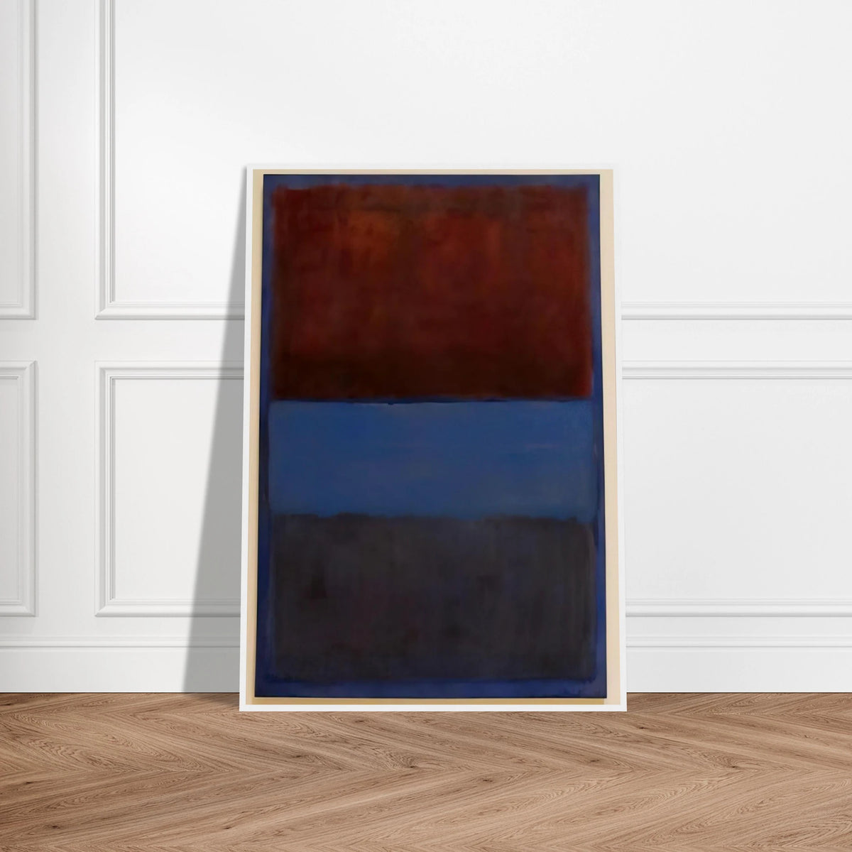No.61 Rust and Blue - 1953 Framed Poster | Mark Rothko Framed Prints Wall Art | Rothko Prints