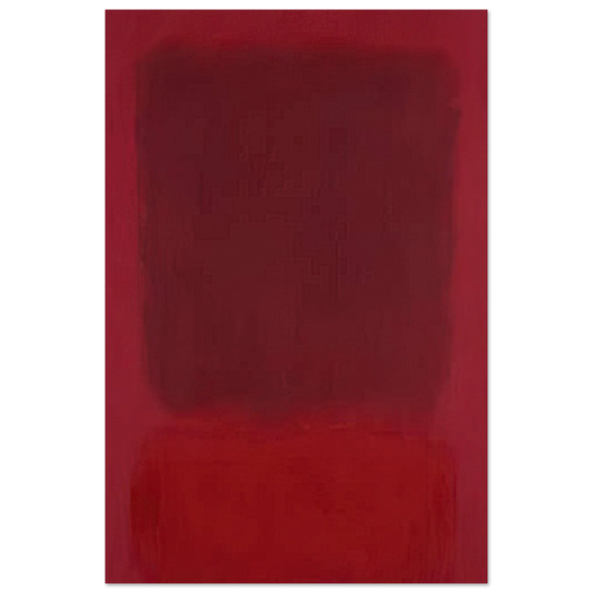Red and Brown - 1957 Poster | Mark Rothko Poster | Rothko Prints