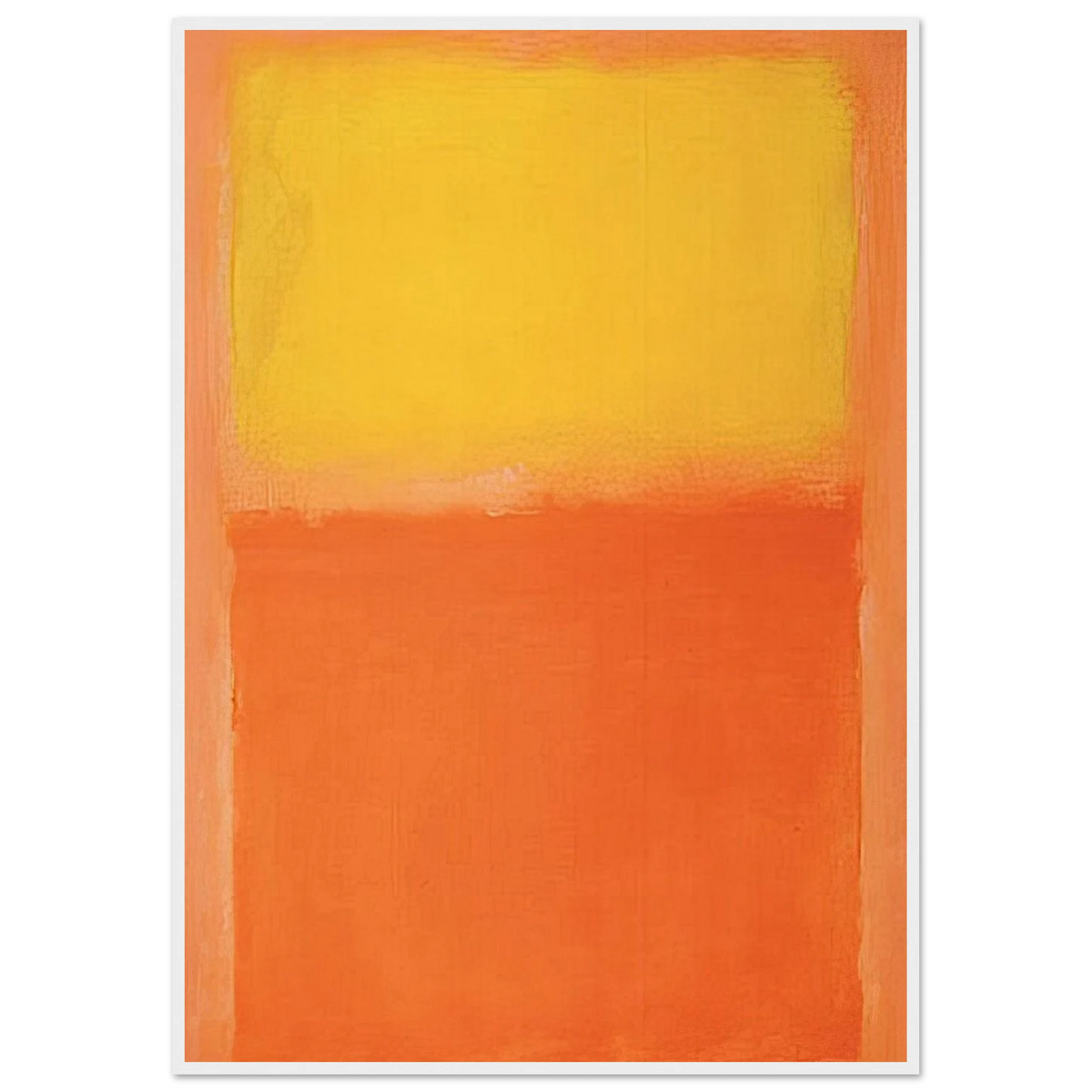 Orange and Yellow - 1956 Framed Poster | Mark Rothko Framed Prints Wall Art | Rothko Prints