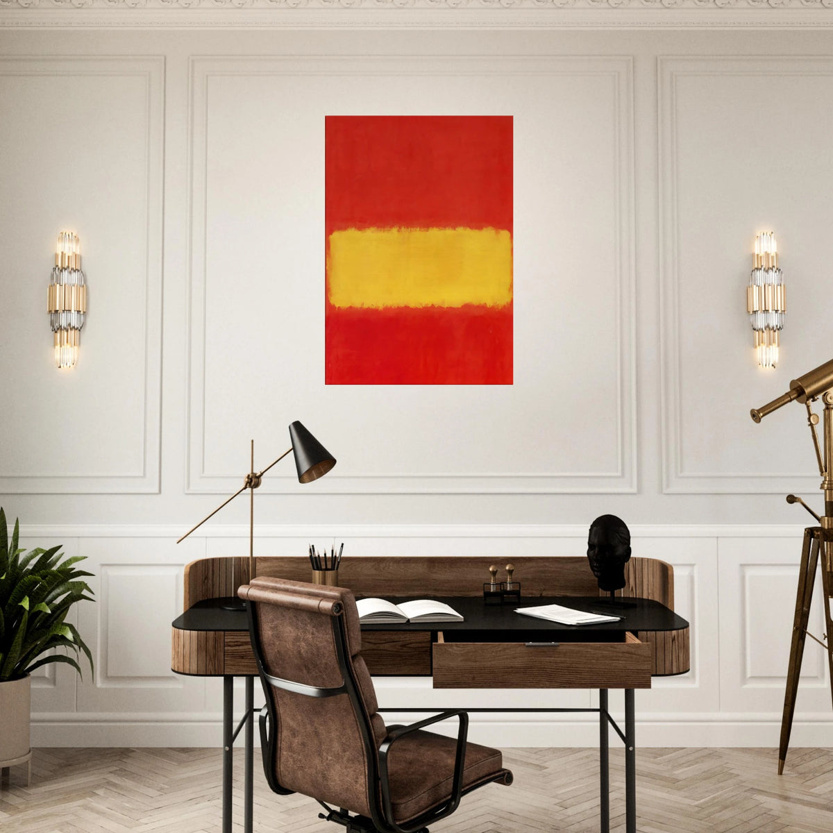 Yellow band - 1956 Canvas | Mark Rothko Canvas | Rothko Prints