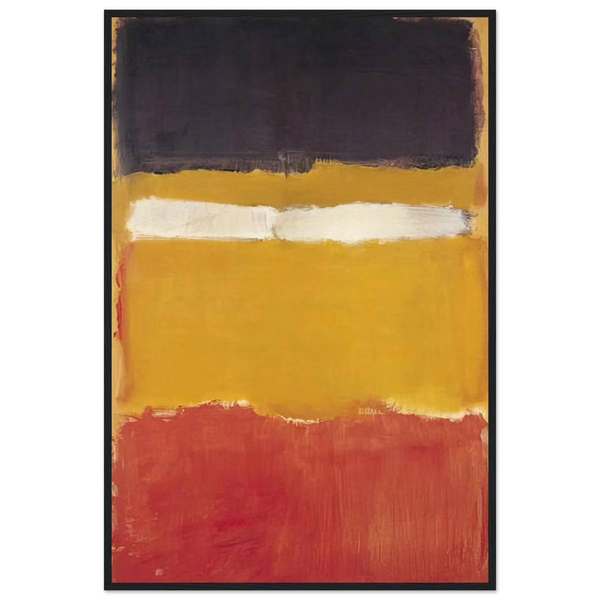 Number 24 Untitled - 1951 Framed Poster | Mark Rothko Framed Prints Wall Art | Rothko Prints