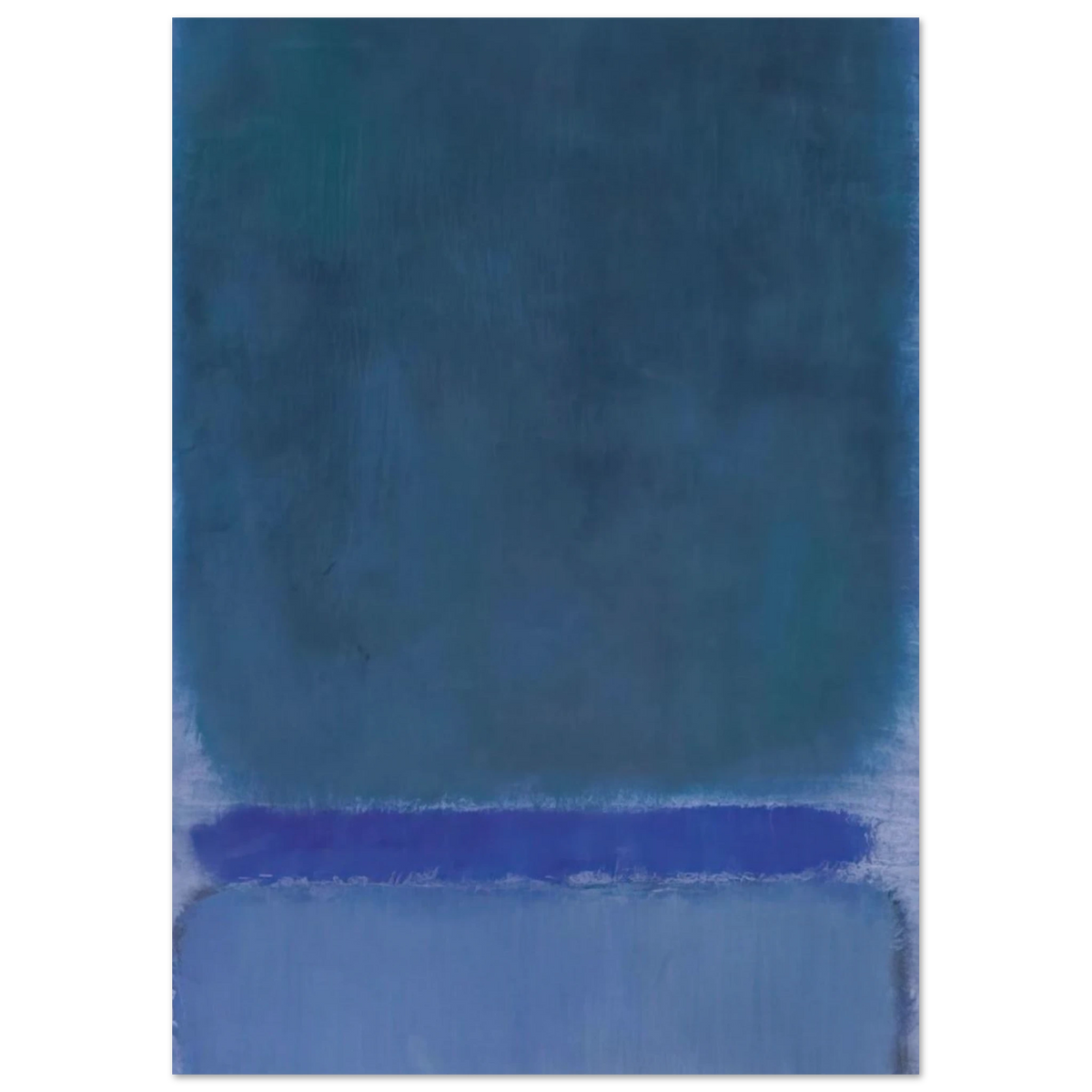 Untitled Green on Blue - 1968 Poster | Mark Rothko Poster | Rothko Prints