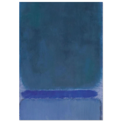 Untitled Green on Blue - 1968 Poster | Mark Rothko Poster | Rothko Prints