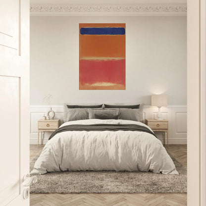Blue Over Red - 1953 Canvas | Mark Rothko Canvas | Rothko Prints