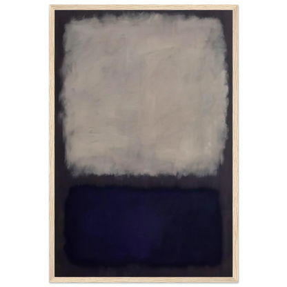 Blue and gray - 1962 Framed Poster | Mark Rothko Framed Prints Wall Art | Rothko Prints