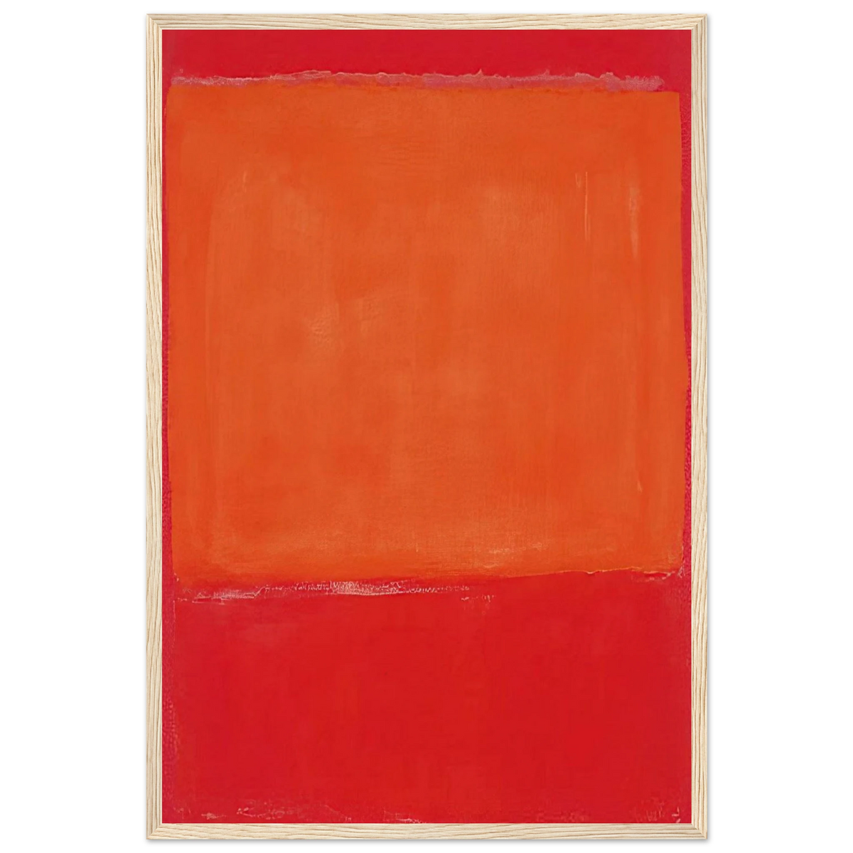 Ochre and Red on Red - 1957 Framed Poster | Mark Rothko Framed Prints Wall Art | Rothko Prints