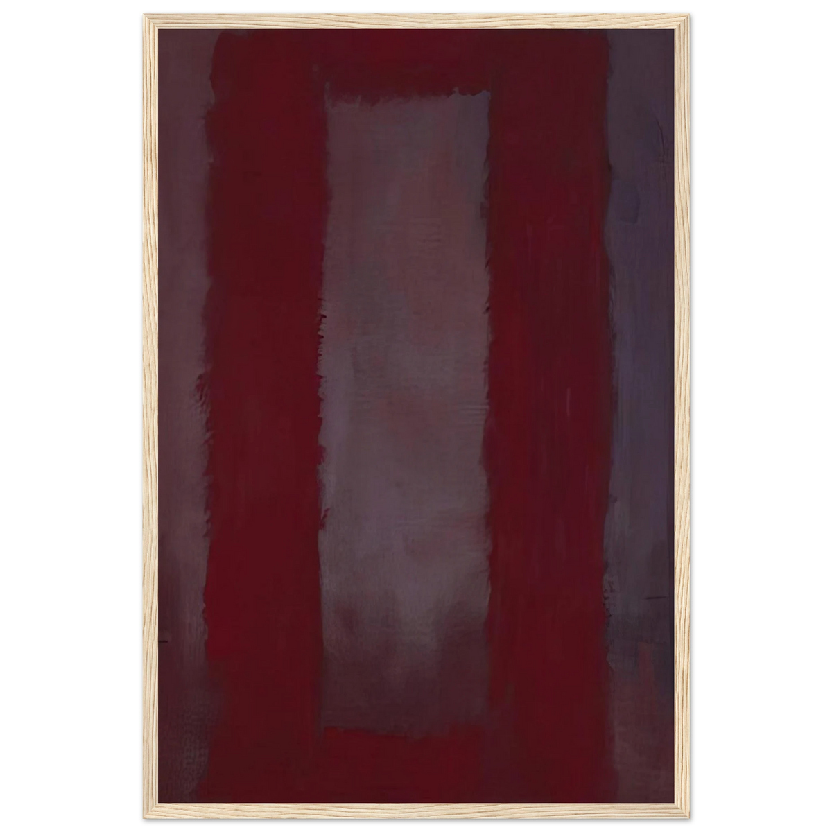 Red on Maroon - 1959 Framed Poster | Mark Rothko Framed Prints Wall Art | Rothko Prints