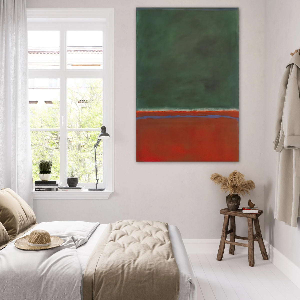 Green and Maroon - 1953 Poster | Mark Rothko Poster | Rothko Prints