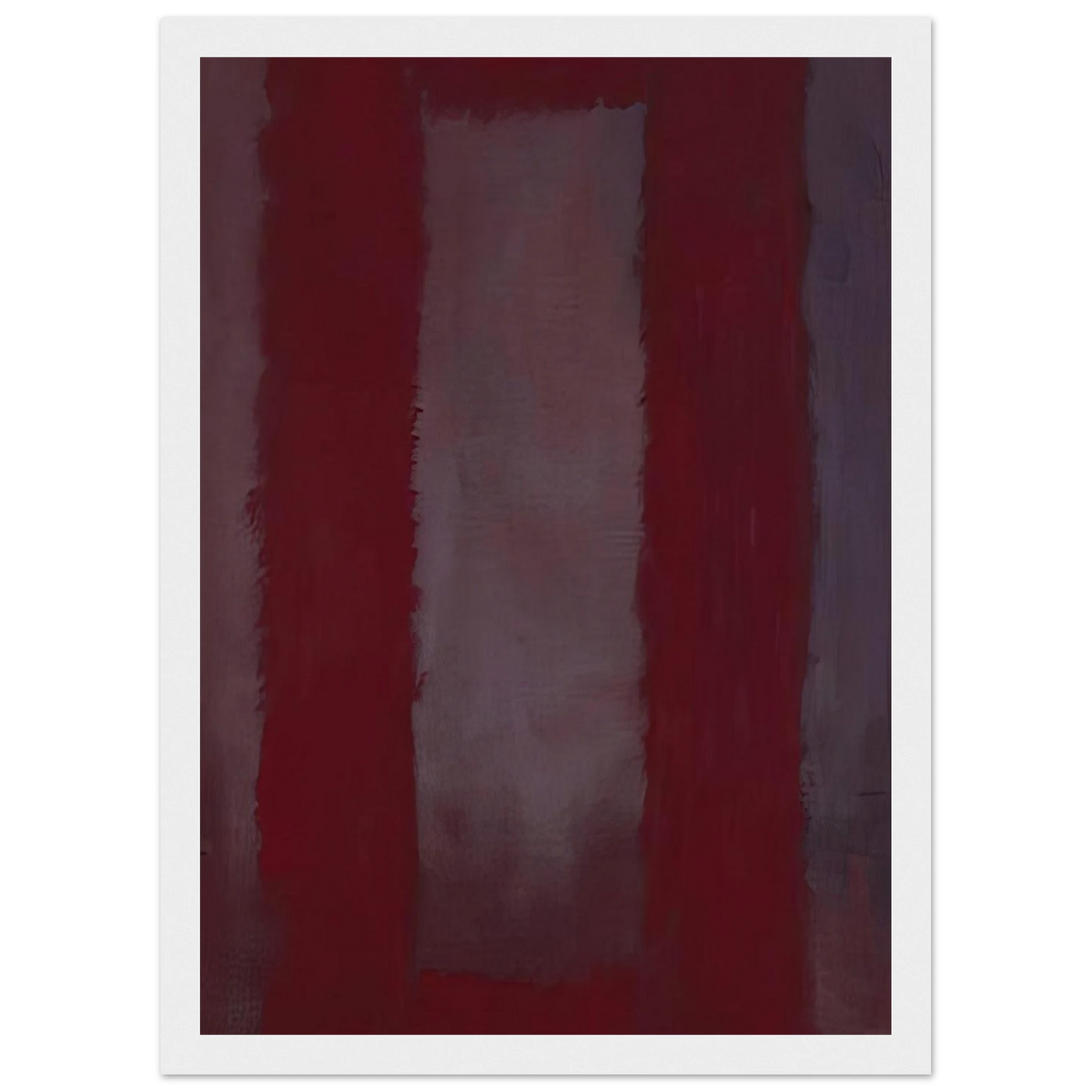 Red on Maroon - 1959 Framed Poster | Mark Rothko Framed Prints Wall Art | Rothko Prints