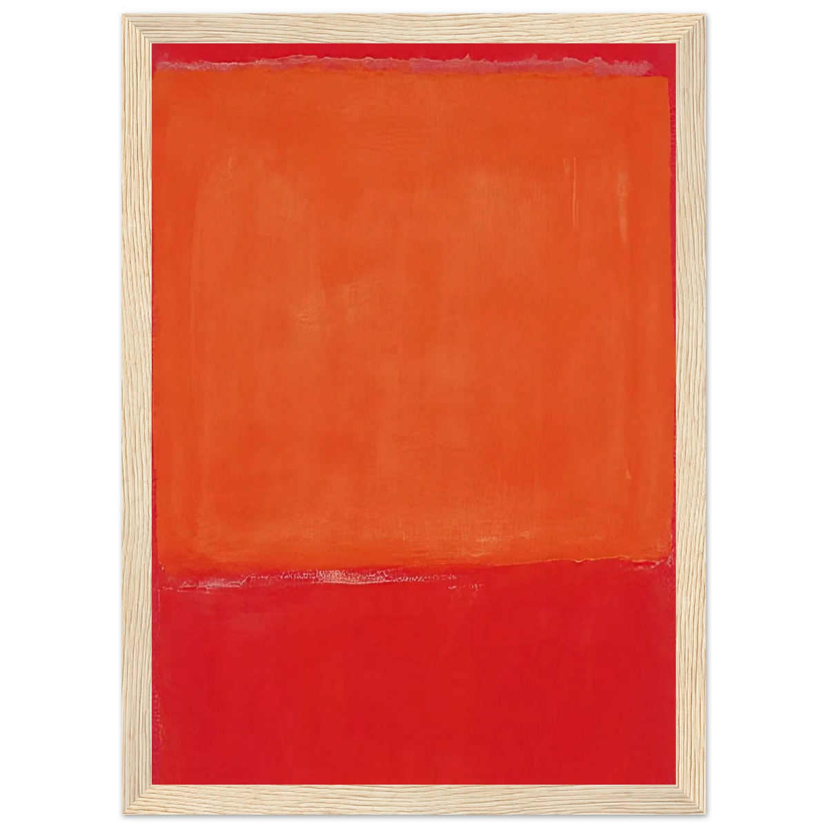 Ochre and Red on Red - 1957 Framed Poster | Mark Rothko Framed Prints Wall Art | Rothko Prints