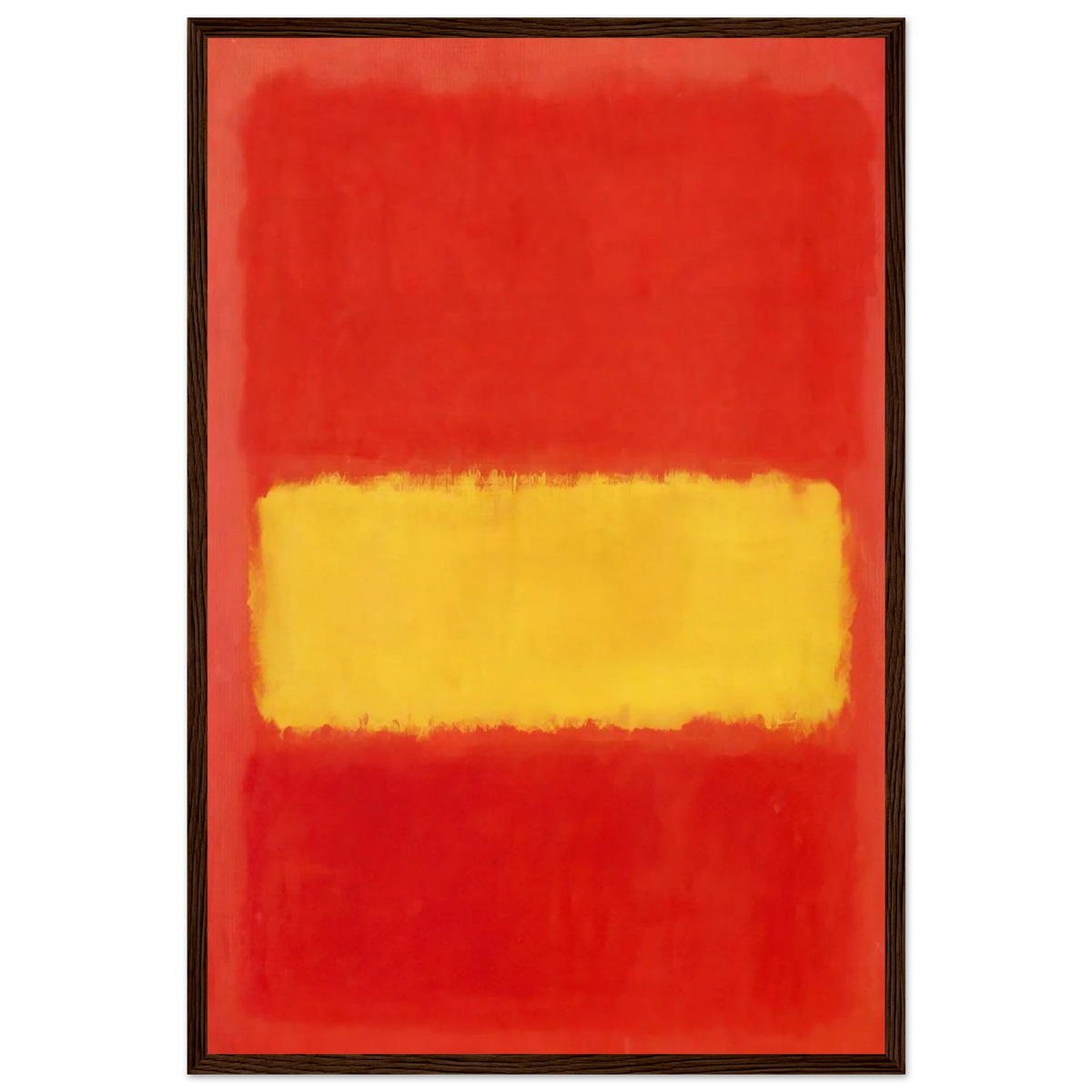 Yellow band - 1956 Framed Poster | Mark Rothko Framed Prints Wall Art | Rothko Prints