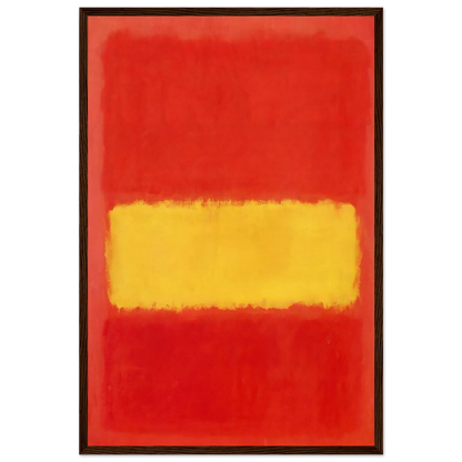 Yellow band - 1956 Framed Poster | Mark Rothko Framed Prints Wall Art | Rothko Prints