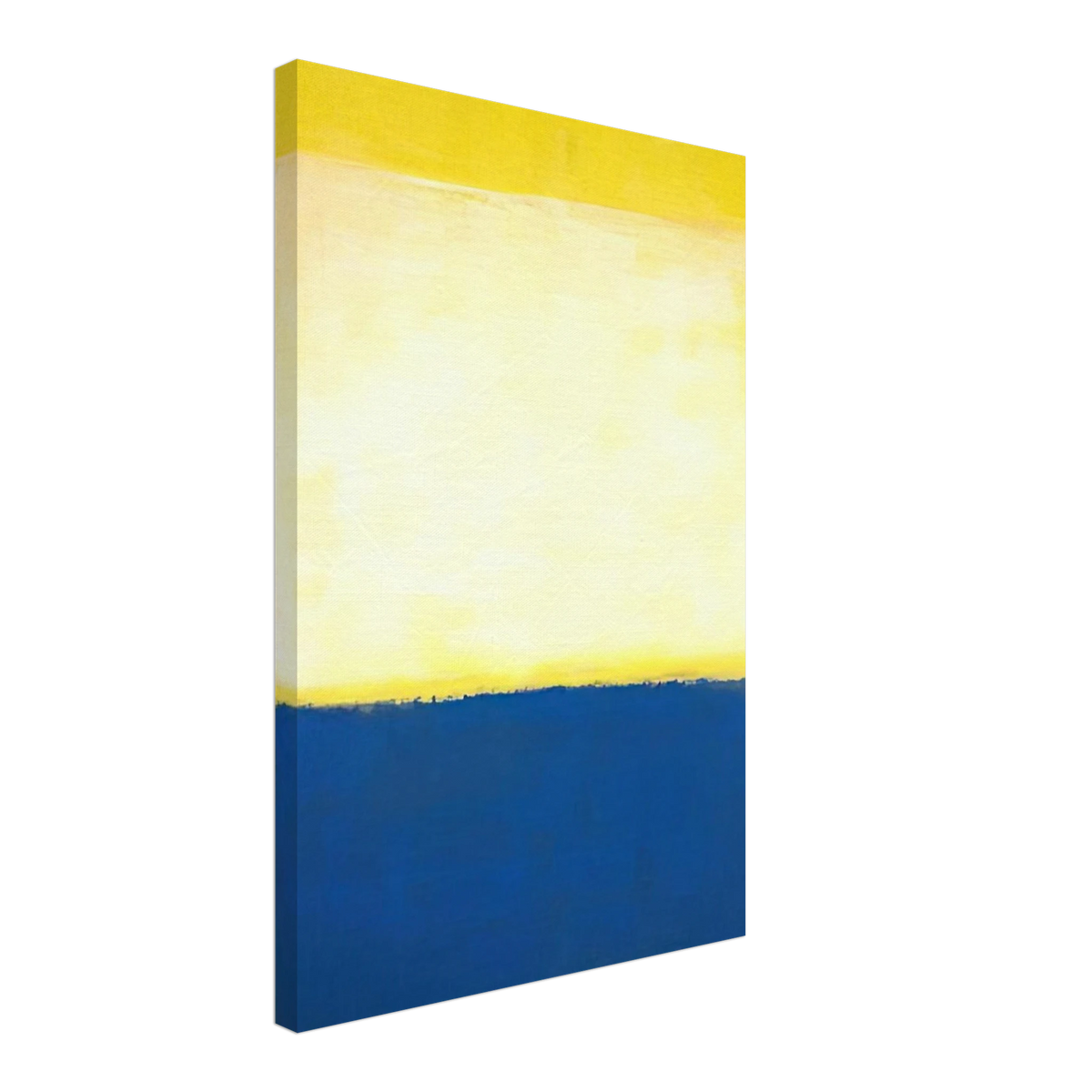 No. 6 Yellow, White, Blue Over Yellow on Gray - 1954 Canvas | Mark Rothko Canvas | Rothko Prints