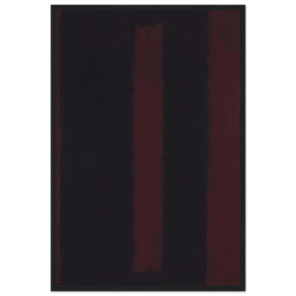 Black on Maroon - 1959 Framed Poster | Mark Rothko Framed Prints Wall Art | Rothko Prints