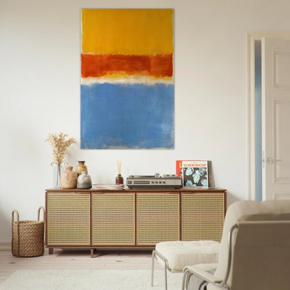 Untitled Yellow, Red and Blue - 1953 Poster | Mark Rothko Poster | Rothko Prints